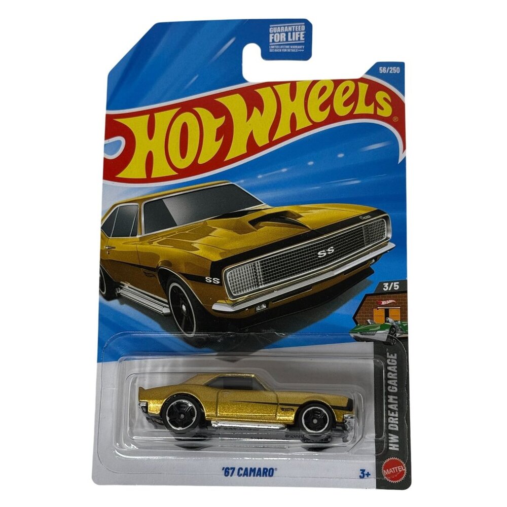 Hot Wheels 1967 Camaro Gold HW Dream Garage Diecast